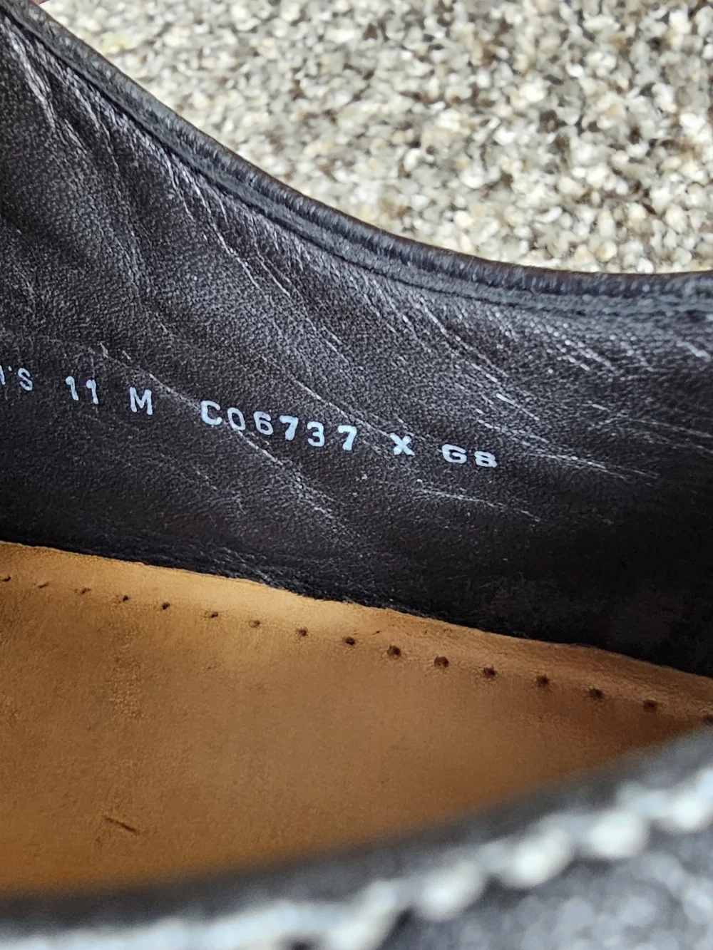 Cole Haan Men’s Black Leather Derby Shoes